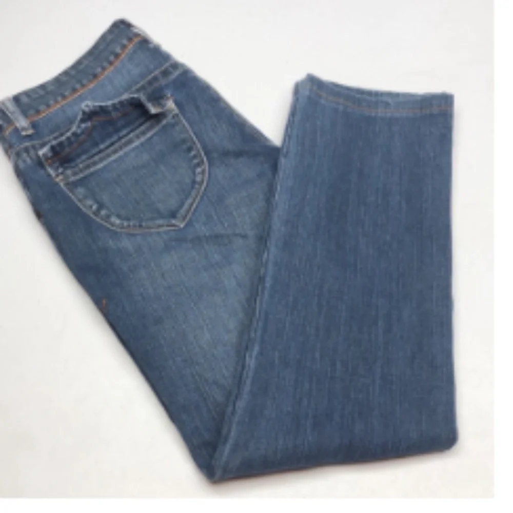 VINTAGE HUMAN JEANS FLAP POCKET MID-RISE JEANS 27x30 ⭐️